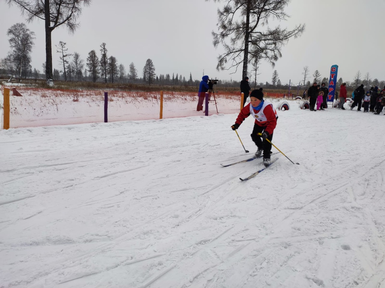 Прошел I этап лыжных гонок на Кубок мэра Братского района