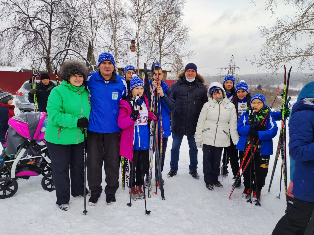 Прошел I этап лыжных гонок на Кубок мэра Братского района