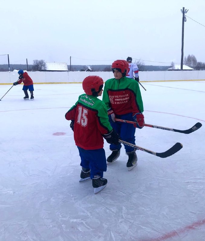 В Братском районе открылся новый современный хоккейный корт