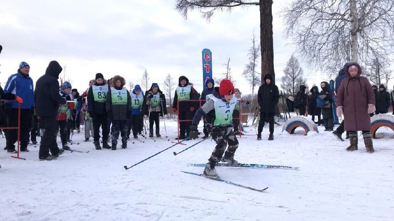 Прошел I этап соревнований по лыжным гонкам на Кубок мэра Братского района