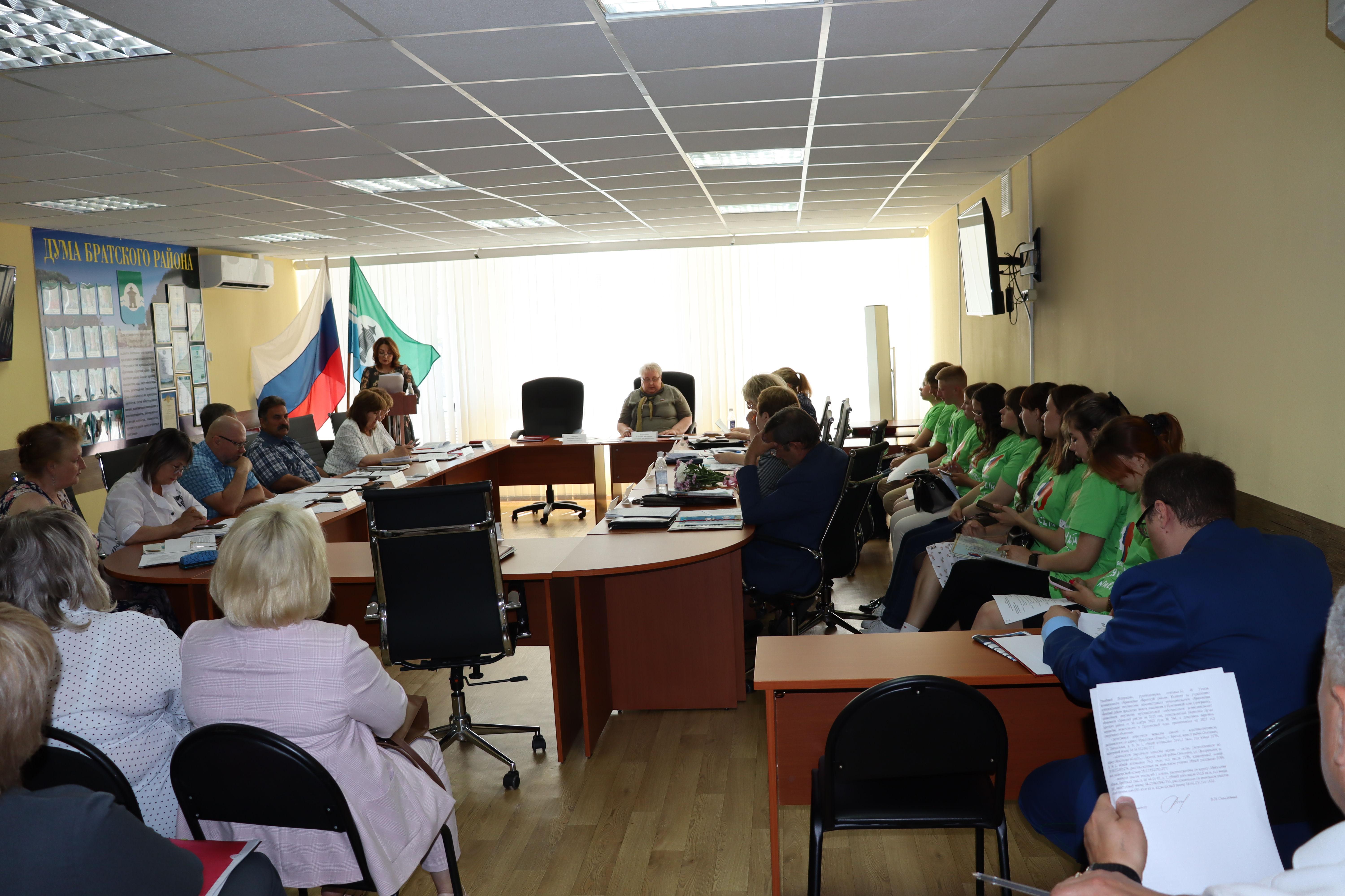 Состоялось второе заседание Молодежного парламента при Думе Братского района